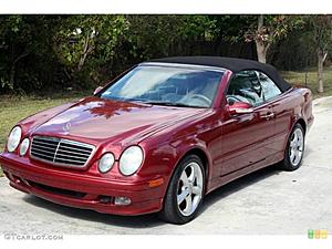 How does red CLK W208 look to you in real person?-firemist-red-clk-cabrio.jpg