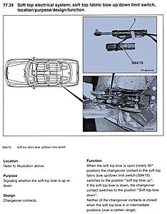 CLK convertible top problem solving: common electrical and hydraulic system failures-my99_58.jpg