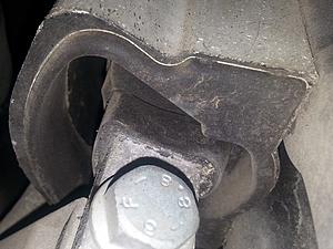 Instructional: Install Rear Motor/Trans. Mount on Year 2000 CLK430 Cabriolet-20140113_162047.jpg