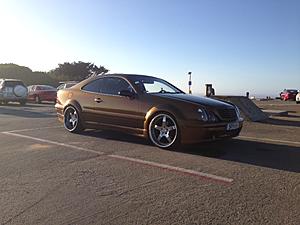 SF CA - Turn Heads! Wide Body MERCEDES CLK (W208) for sale!! PRICED TO SELL!-clk-side-corner-nice.jpg