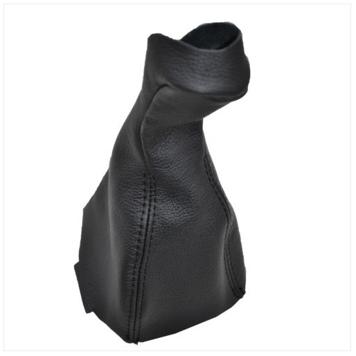Black stitch manaul leather gear knob gaiter cover fits mercedes clk W209 02-09 
