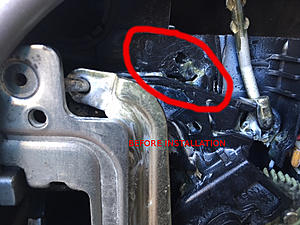 DIY - Mercedes W209 bouncing lock  - repair through speaker hole.-img_1424.jpg