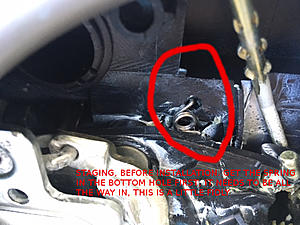 DIY - Mercedes W209 bouncing lock  - repair through speaker hole.-img_1425.jpg