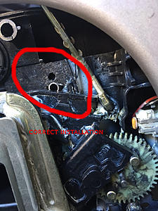 DIY - Mercedes W209 bouncing lock  - repair through speaker hole.-img_1426.jpg