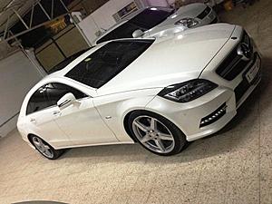 Installed Eibach Springs on CLS350 Pix Attached-13.jpg