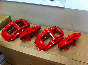 W219 AMG F 8p/ R 4p brake upgrade-red-sl-e230-set-paint.jpg