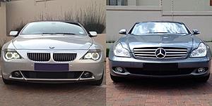 Two weeks in - 645ci vs CLS500-01-front.jpg