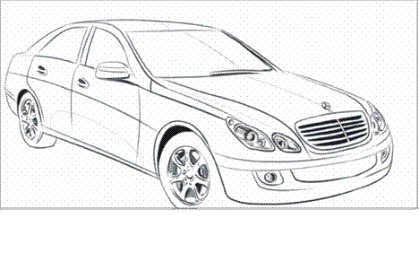 eclass with cls headlights in this coloring book  mbworld