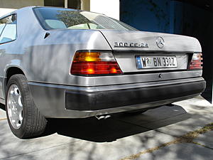 "Bosal" rear silencer exhaust review.-benz-w124-009.jpg