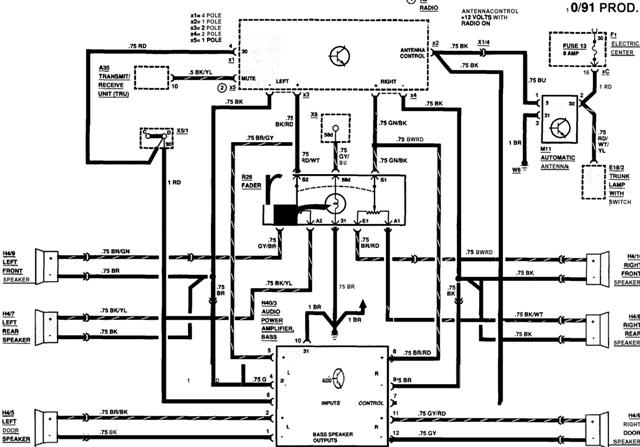 W124 Factory Radio Wiring Schematics