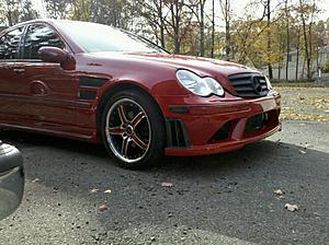 Carbon creation body kit for W210 anybody here ?-morello-w203-front-side-red.jpg