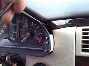 REPLACING INSTRUMENT PANEL BULBS - How to remove the Instrument Cluster?-benz-dash-004.jpg