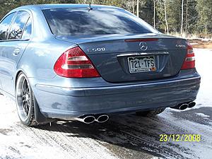 Insalled E55 exhaust w/X-pipe and...-05_e500-051.jpg