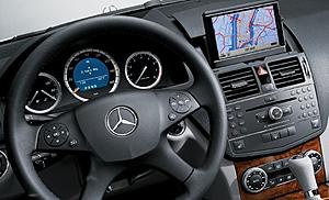 Harman, Mercedes working on modular built-in nav systems-2-06-09cclass.jpg