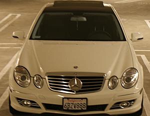 My 2008 Mercedes W211 (E350) Smoked Lights,Star Grill,20 Inch Wheels-front-2.jpg