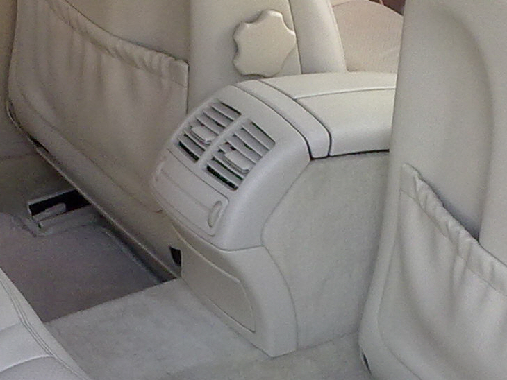 Details about   00-06 Mercedes W220 S430 S500 Center Console Rear Air Vent Trim Panel Cover Wood
