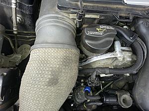 2007 E350 in and out of the shop, new problem hard down shifting. Losing my mind...-sealant.jpg