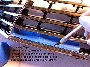 PLASTI DIP Matte Blk W211 E350 Grill-2.jpg