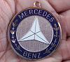 NEW Mercedes-Benz White Star Flat Hood Badge on an E350!-keyfob66043228a.jpg