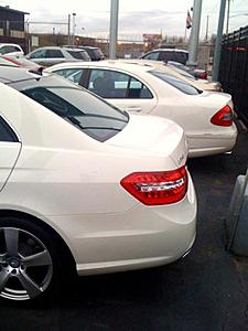 Was at the dealer - Side by Side shots of W211 - W212-oldnew2.jpg