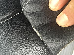 Has this happened to anyone? Mb tex seat ripped.-img_2699.jpg