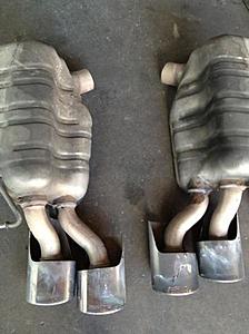 Fresh chopped W211 E63 AMG Muffler for sale 0-4.jpg