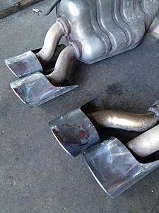 Fresh chopped W211 E63 AMG Muffler for sale 0-5.jpg