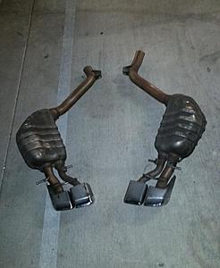 FS: 2010 E63 mufflers and tips-20140604_155900.jpg