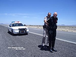 A RARE evening event in SoCal...Breaking the record for driving across the U.S.!-teampolizeibullrun2004arrest-small.jpg