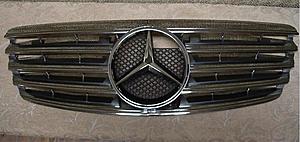 Euro grill for a mercedes benz E320 (W211) 2003+ (chrome star grill)-grill1.jpg