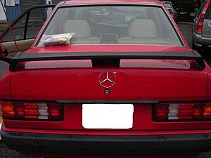 W201 190e AMG SPOILER BRAND NEW Heckspoilerflugel. With Third Light and original Box!-back.jpg