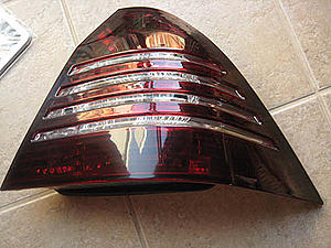 FS Smoked S Class style Taillights, Smoked Mirror Signals for W203-left.jpg