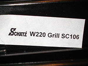 W220 (2003-2006) CL style SCHATZ Grille-dsc03268.jpg
