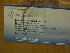 NIB OEM R171 SLK Front Apron Lip Spoiler-cimg6919.jpg