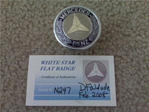 White Star Hood Emblem For Sale-white-star-flat-badge.jpg
