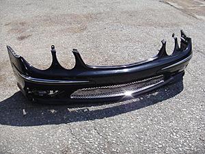 FS: 03-06 E55 FRONT BUMPER - PAINTED 197 OBSIDIAN BLACK - EXCELLENT SHAPE-dsc03296.jpg