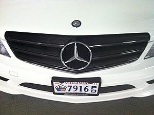 Trade Plus $: C350 Carbon Fiber Wrapped Grill with Chrome Star-photo-4-.jpg