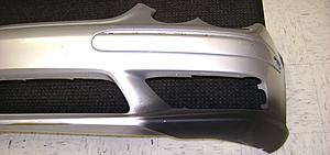 W209 CLK AMG Front Bumper with fog lights (744 Silver)-clk-bumper.jpg
