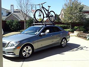 W212 OEM Roof Rack Basic Carrier, Bike Rack and Cable Lock-2012-03-04-14-06-41.jpg