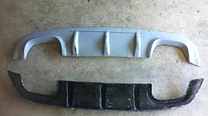 w203 3 fin diffuser and mold-photo-9.jpg
