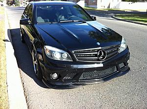 2008-2010 Mercedes-Benz W204 C63 AMG NEW Carbon Fiber Front Lip Spoiler-708450528_o.jpg