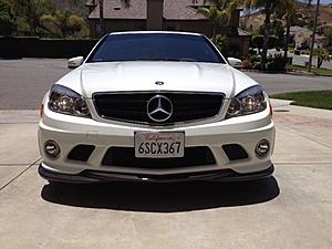 2008-2010 Mercedes-Benz W204 C63 AMG NEW Carbon Fiber Front Lip Spoiler-708450582_o.jpg