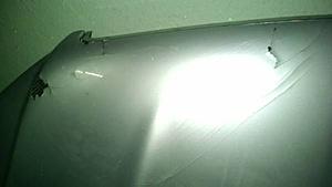 w204 C63 carbon fiber hood damaged-damage.jpg