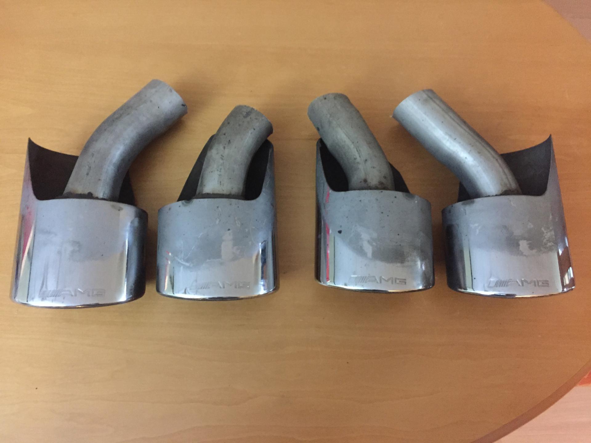FS: W211 E55 AMG exhaust tips - MBWorld.org Forums