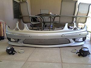 FS: Used 2006 Mercedes Benz E55 AMG Front Bumper/Grille/Foglights 0 (El Paso, TX)-img_1756.jpg