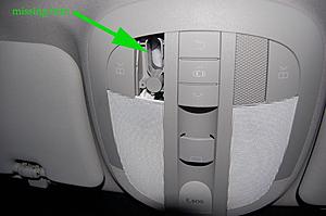 missing small trim on the overhead console after fixing TeleAid SOS-missing_trim.jpg