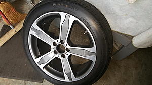 AMG 19 in wheels and Continental tires. 4 total, like brand new and save thou-20160224_112857.jpg