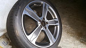 AMG 19 in wheels and Continental tires. 4 total, like brand new and save thou-20160224_113046.jpg