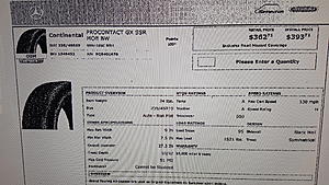 AMG 19 in wheels and Continental tires. 4 total, like brand new and save thou-20160227_124231.jpg