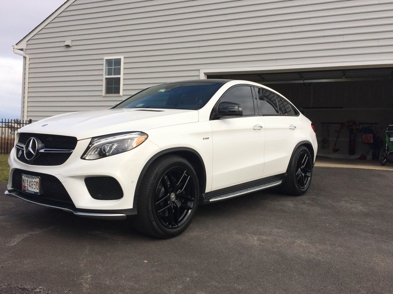 1 paint coat white MBWorld.org GLE Forums  Gloss wheels My  450 first mod: black